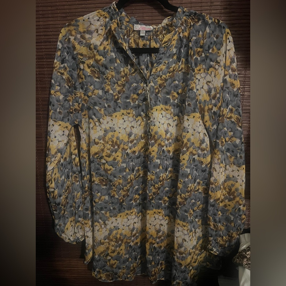 MINT Allura Large Floral Print Women's Top
